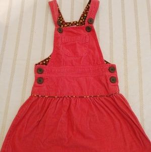 Girl's Toddler overalls dress